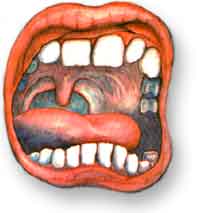 Berry Godber: Ausschnitt aus dem Front-Cover des Debut-Albums von King Crimson, 1968.